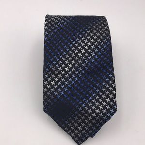 NWOT Via Regina Silk Tie Blue Italy